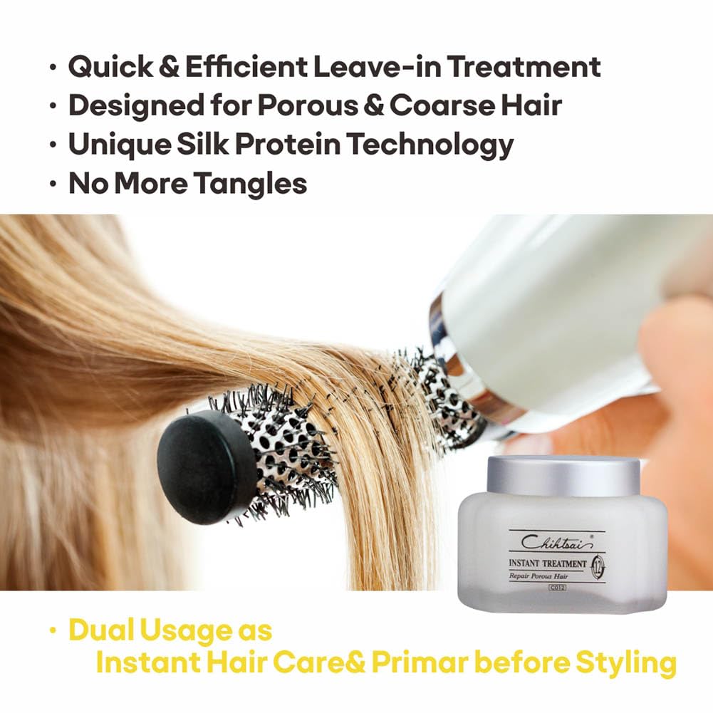 Chihtsai Instant Treatment 1.7 oz – Silk-In Leave-In for Rough & Coarse Hair