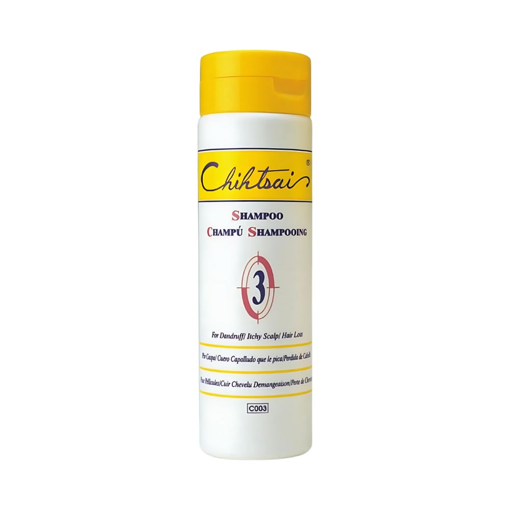 Chihtsai No.3 Shampoo for Hair Loss – Dandruff Elimination & Itchy Scalp Relief (8.3oz)