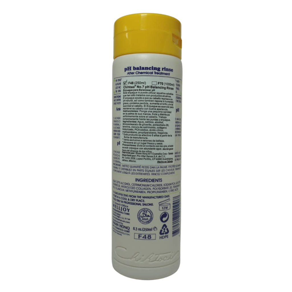 Chihtsai Ph Balancing Rinse No.7 – pH Restore, Cuticle Seal, Color Fade Protection