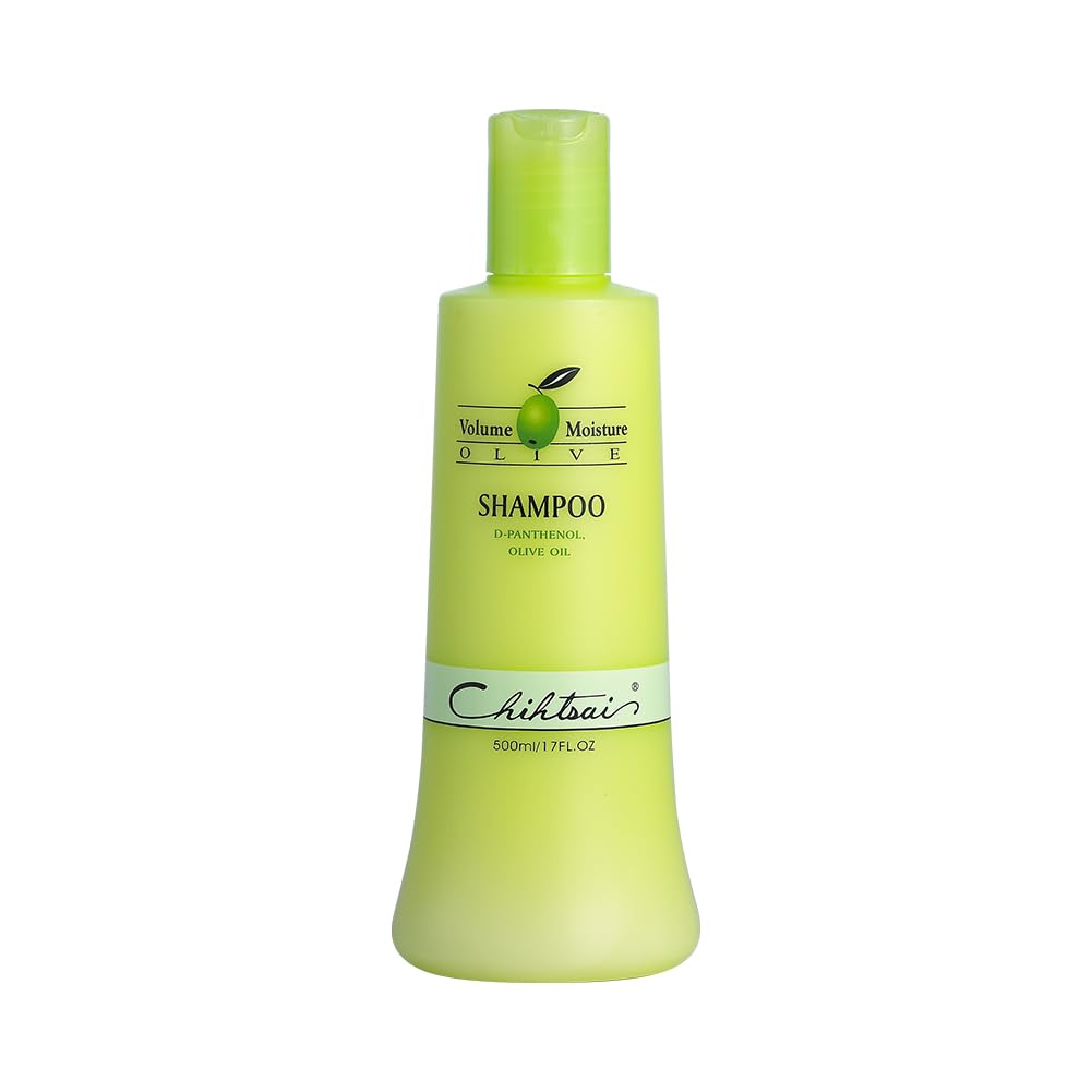 Chihtsai Volume Moisture Olive Shampoo – Cleanse, Nourish & Smooth Hair (17oz / 500ml)