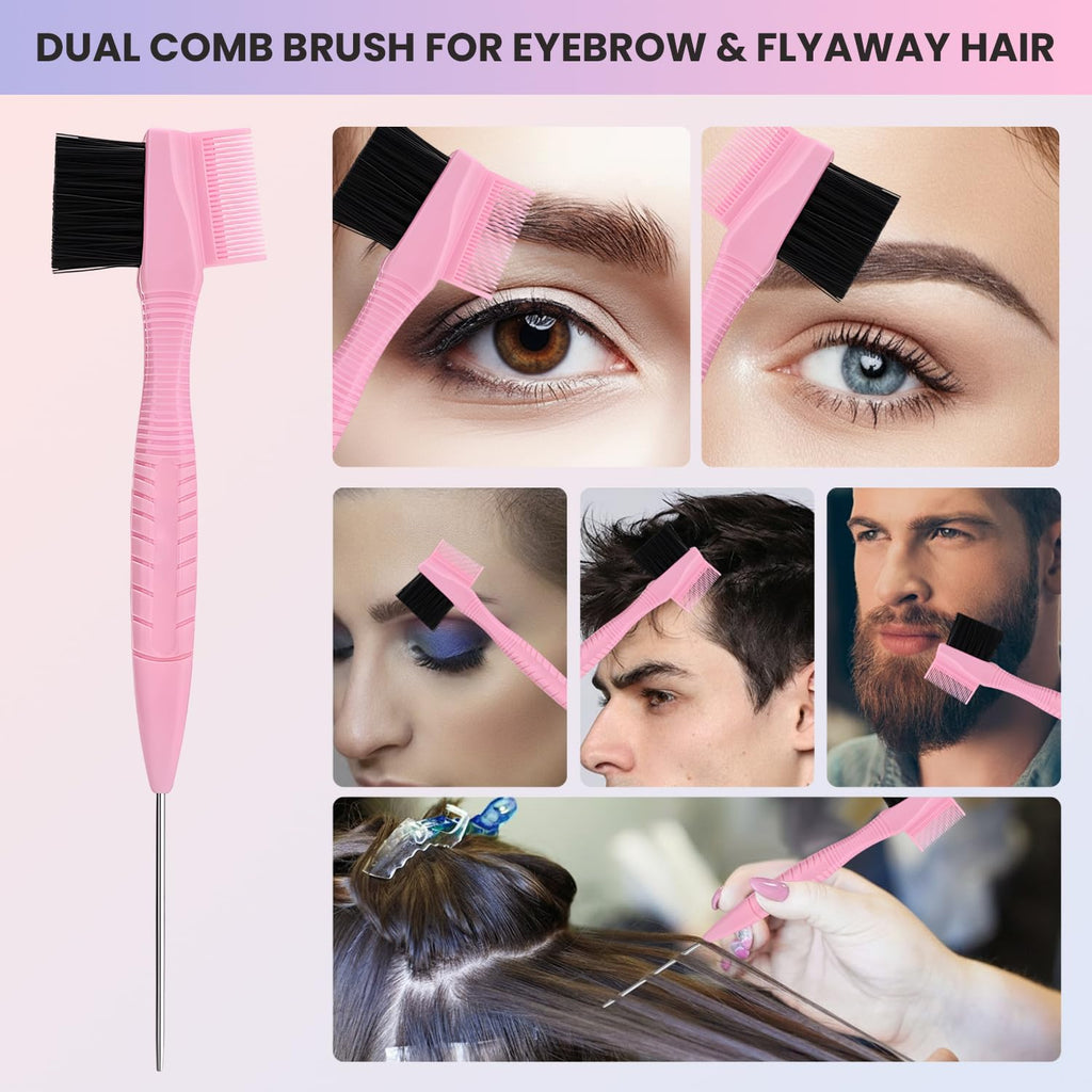 Chikyo Hair Wax Stick 6-Piece Styling Tools Set – Edge Control & Slick Back Kit