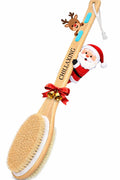 Chillaxing Long Handle Shower Brush – 17-Inch Back Scrubber with Dual-Sided Bristles, Vegan & Cruelty-Free