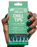 Chillhouse Chill Tips Signatures Press On Nails Kit – Through The Trees (30 Shapes & Sizes, Buffer, File, Glue)