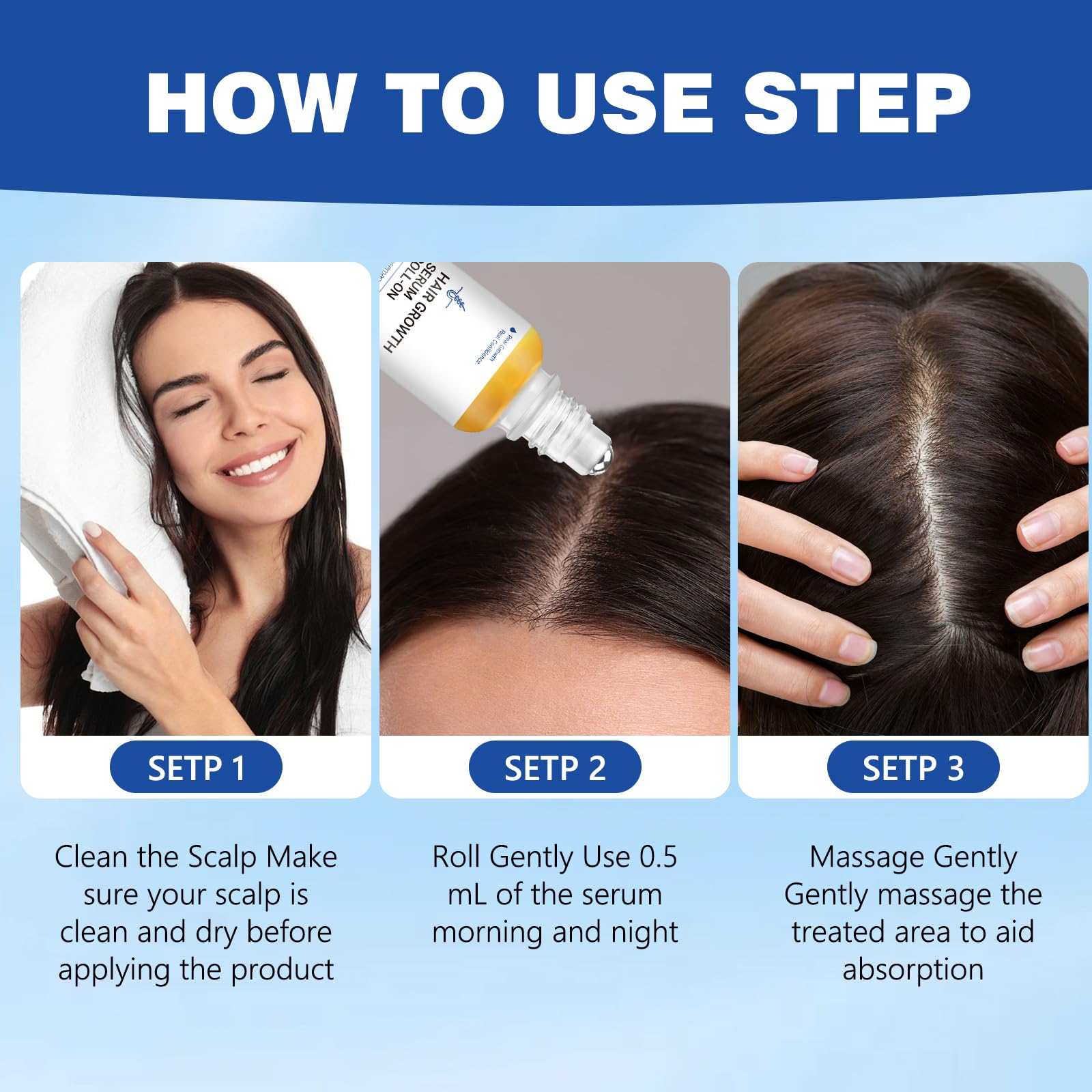 ChLNDalin Hair Growth Roll-On Serum – Rosemary, Redensyl, AnaGain, Biotin & Niacinamide