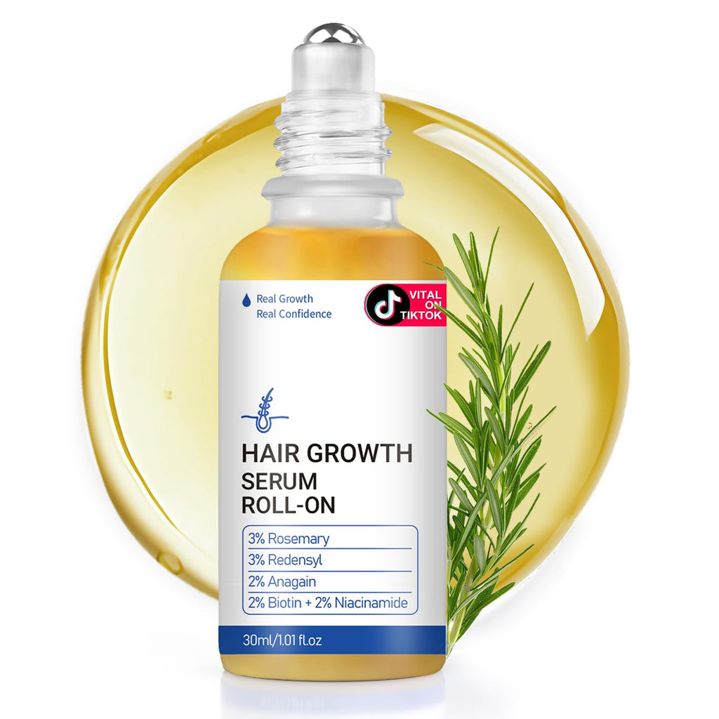 ChLNDalin Hair Growth Roll-On Serum – Rosemary, Redensyl, AnaGain, Biotin & Niacinamide