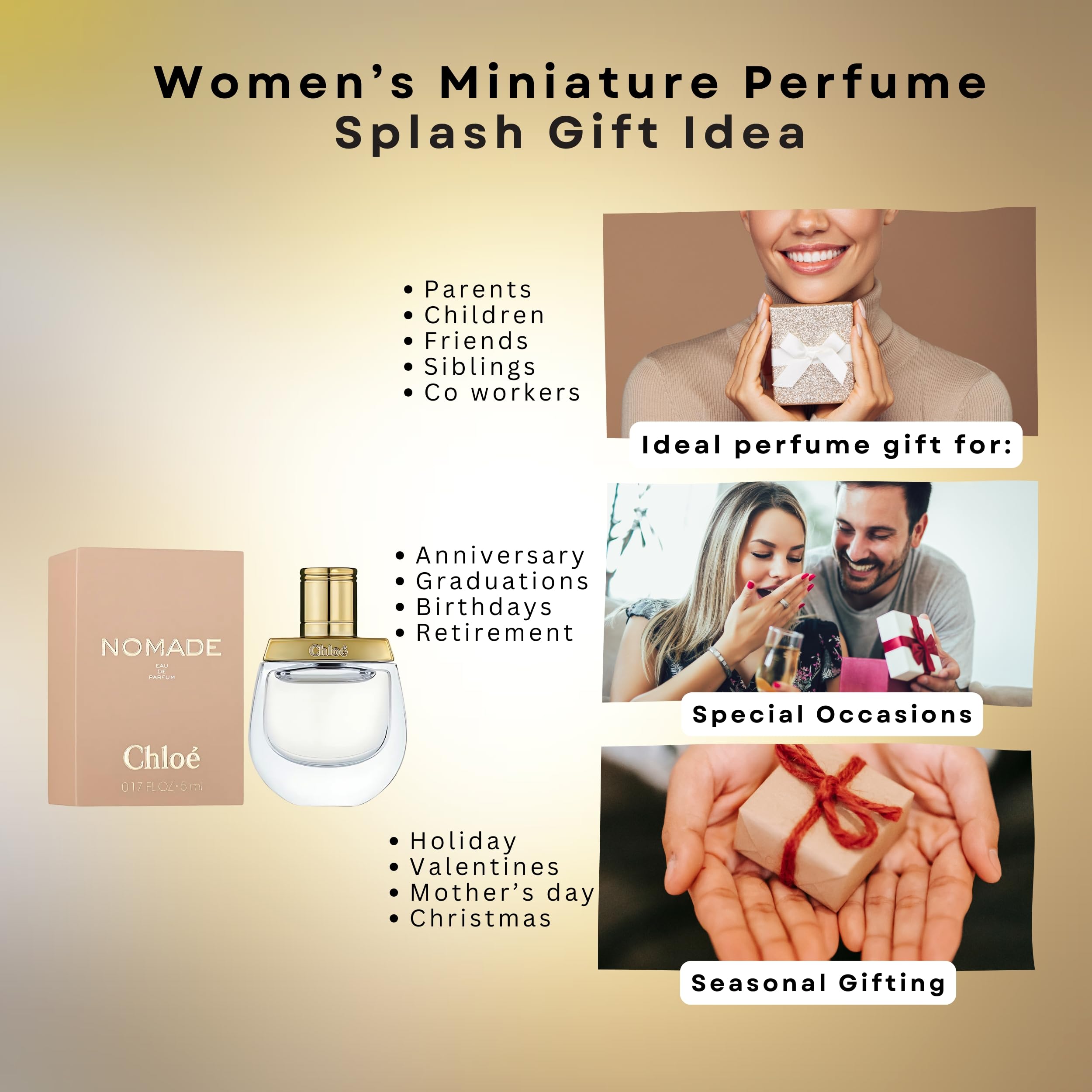 Chloe NOMADE Mini Perfume EDP for Women – Travel Size 5 ml | Chloe