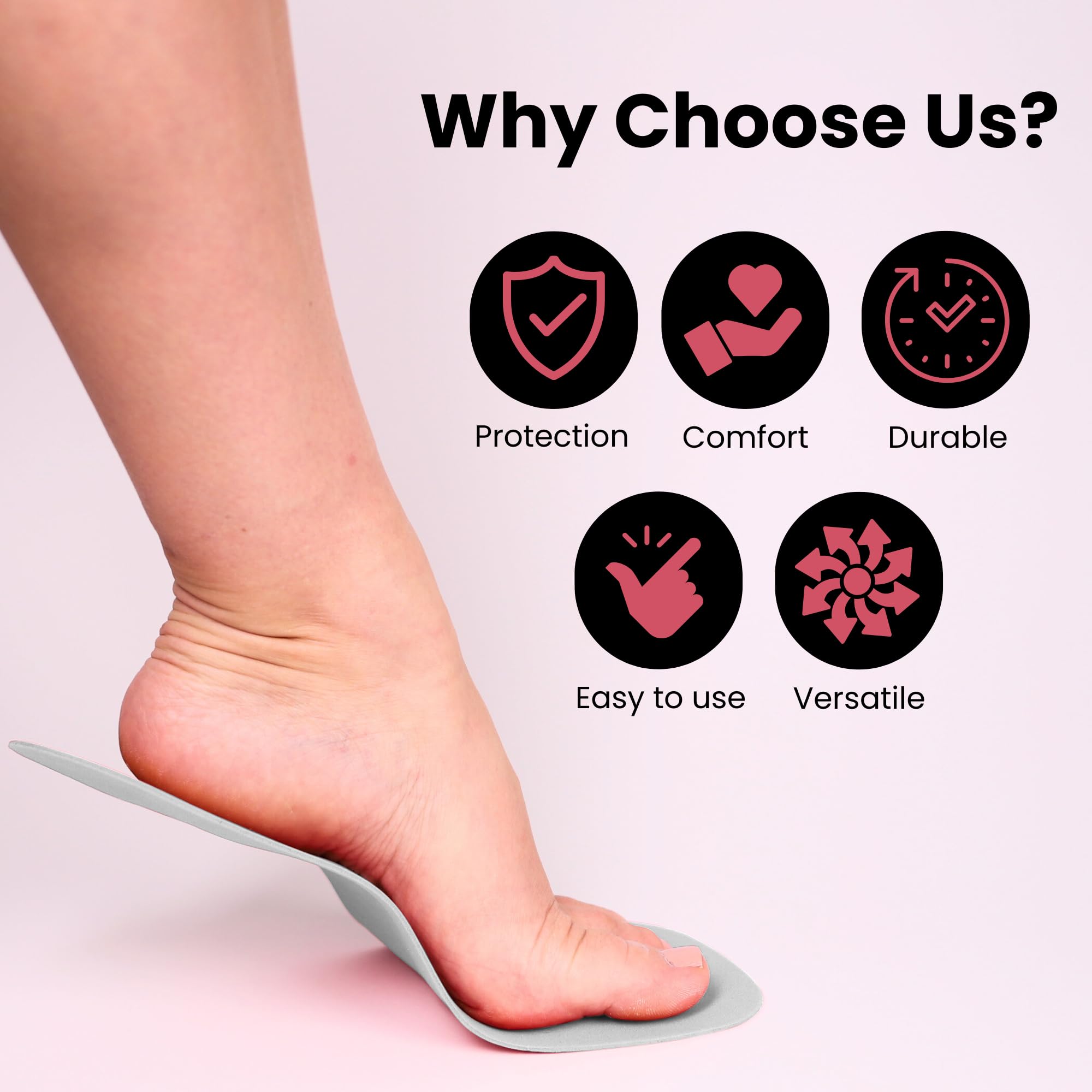 CHNELSS Professional 30 Pairs Spray Tan Feet Pads – Disposable Foam Foot Protectors for Hygienic Tanning