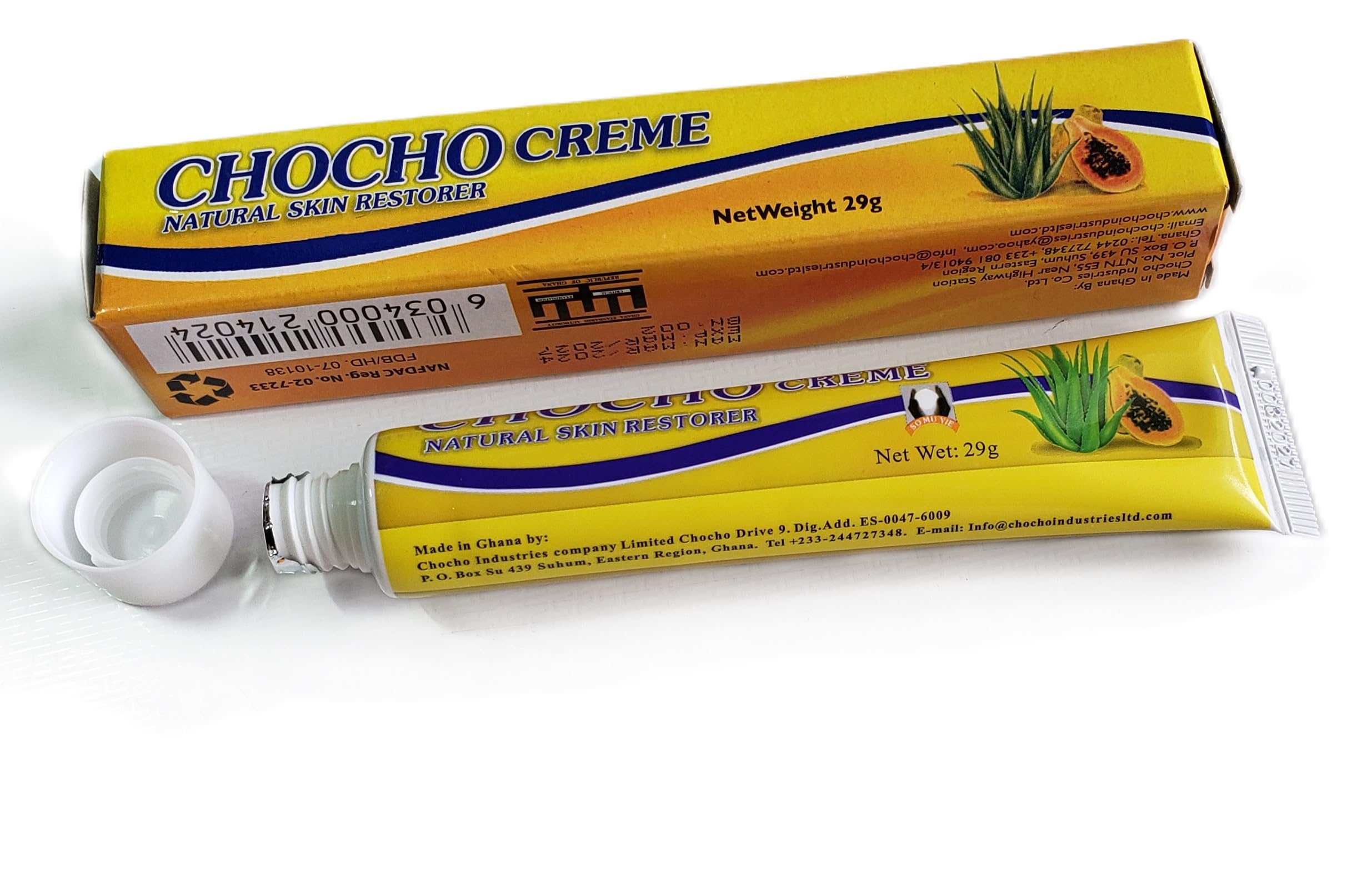 Chocho Cream From Ghana (2 Pack) – Natural Skin Nourishment