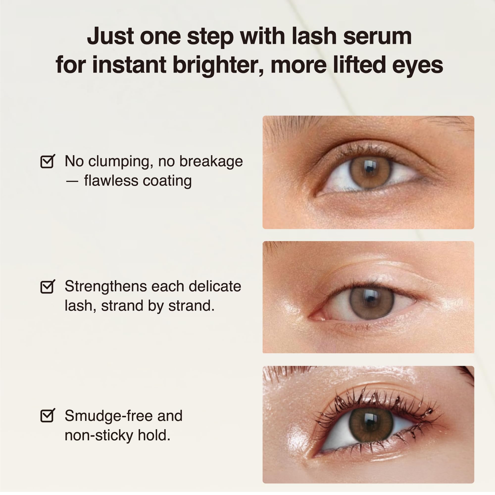 CHOSUNGAH BEAUTY Black Bean Keratin Lash Care Styler – Daytime Lash Serum, Jelly Texture, 0.3 Fl Oz (9 ml)
