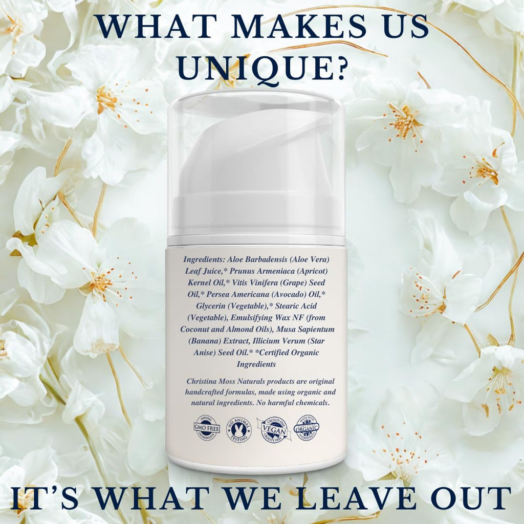 Christina Moss Naturals Original Moisturizer – Organic, Gentle, Non-Toxic Skincare
