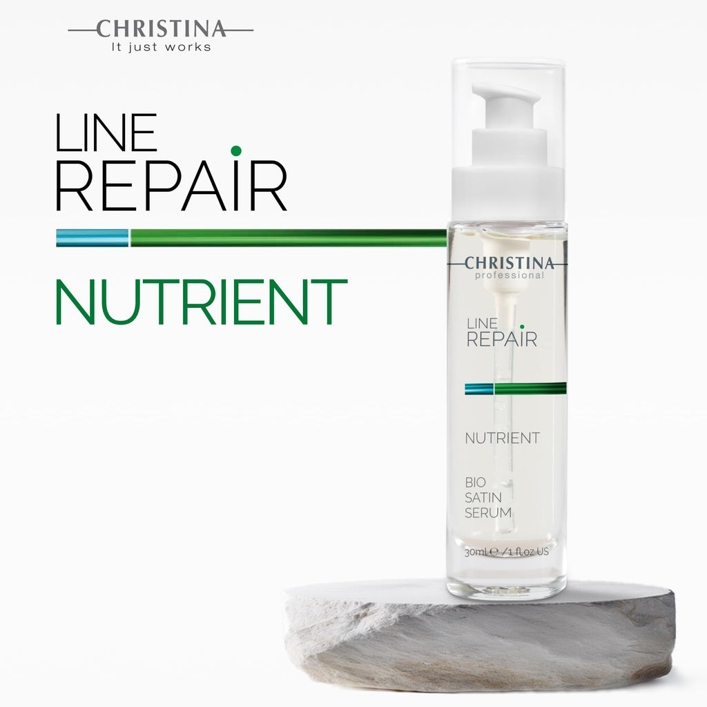 Christina Nutrient Bio Satin Serum - 30 ml, Squalane, Vitamin A & C for Radiant Glow