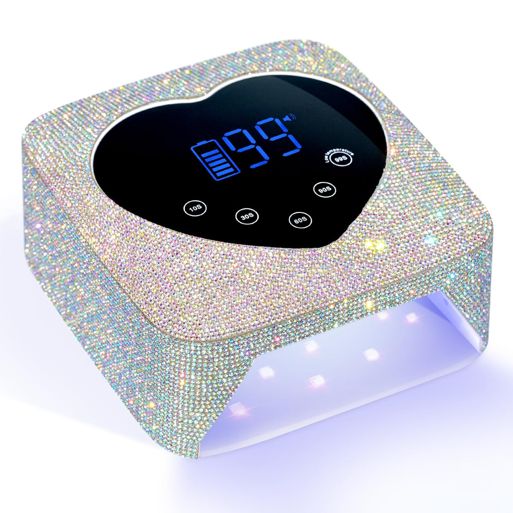 CHRISTINE SHELLY UV LED Nail Lamp 72W – Rechargeable Wireless Nail Dryer