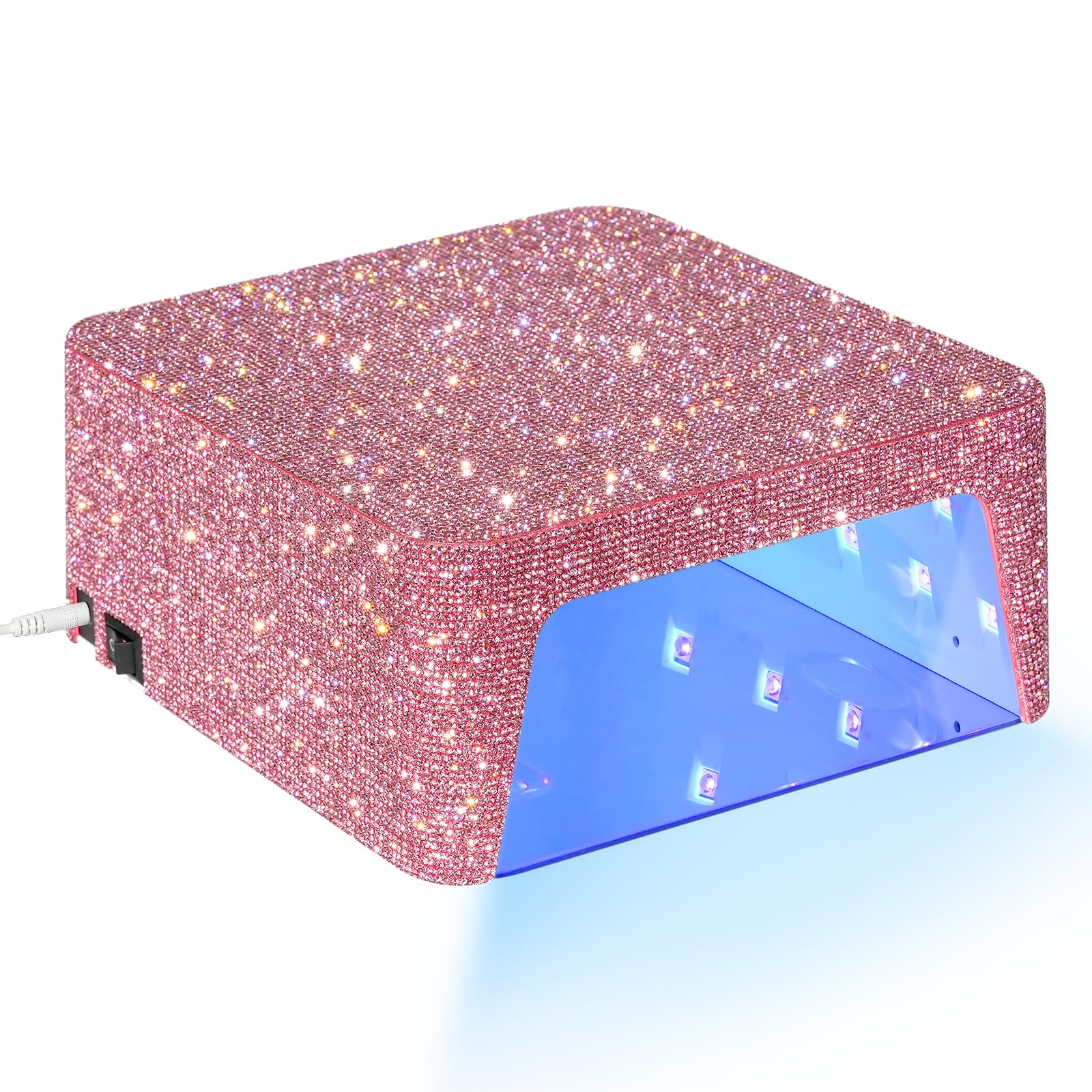 CHRISTINE SHELLY UV Nail Lamp 96W | Fast Gel Curing, 4 Timer Settings, Touch Control