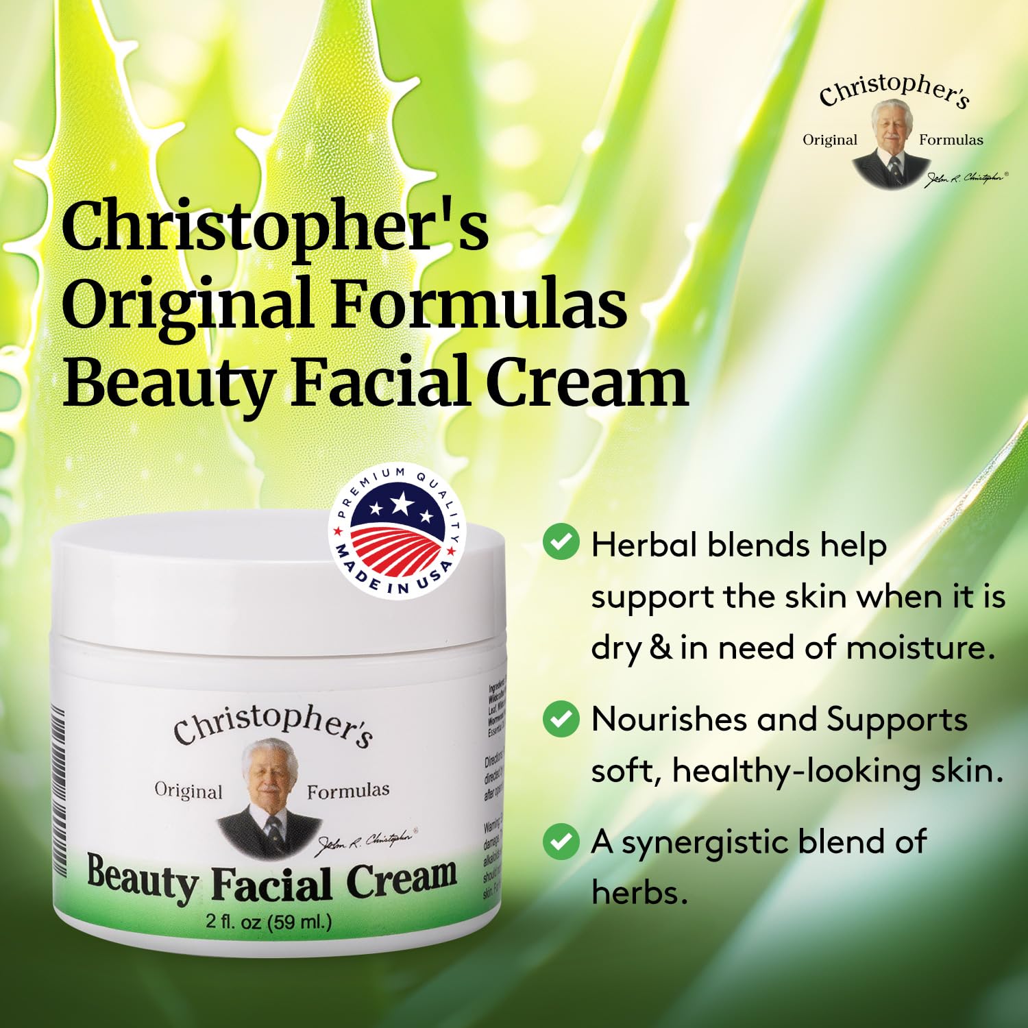 Christopher's Original Formulas Beauty Facial Cream - 2 oz, 2 Pack