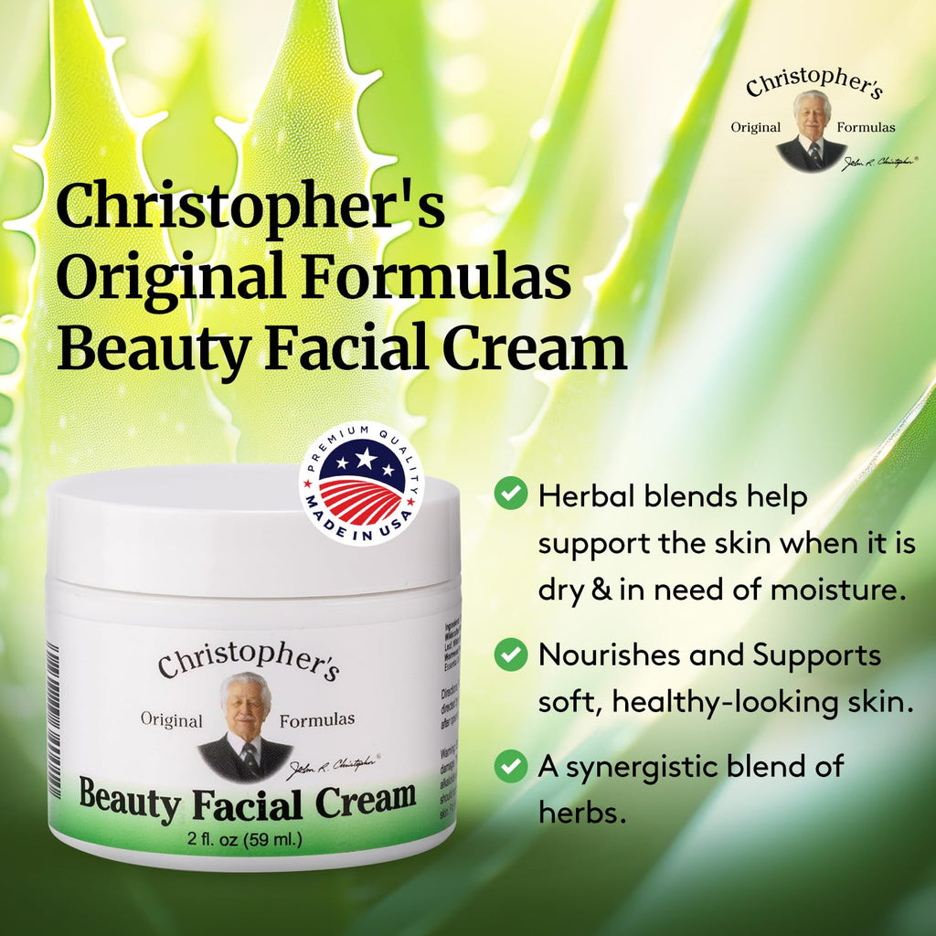 Christopher's Original Formulas Beauty Facial Cream, 2 oz