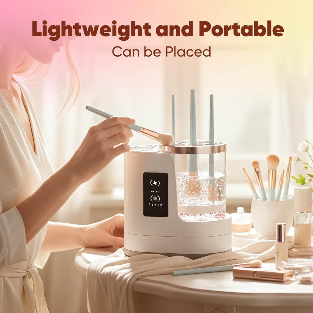 Chufa 3-in-1 Makeup Brush Cleaner Machine & Dryer | USB-C Touch Control
