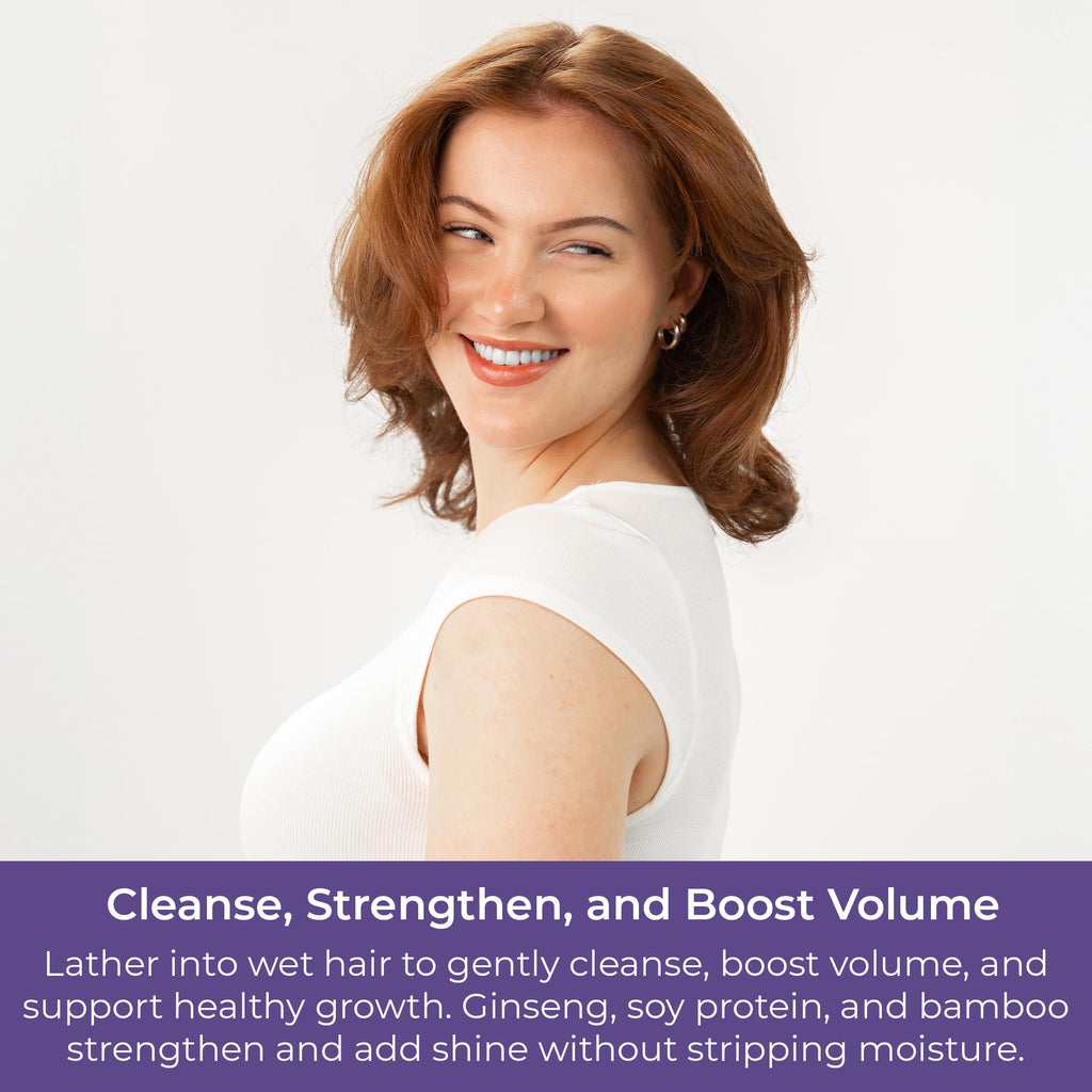 CIBU Volumizing Shampoo for Fine Hair – Hair Thickening & Anti-Breakage, 11.83oz