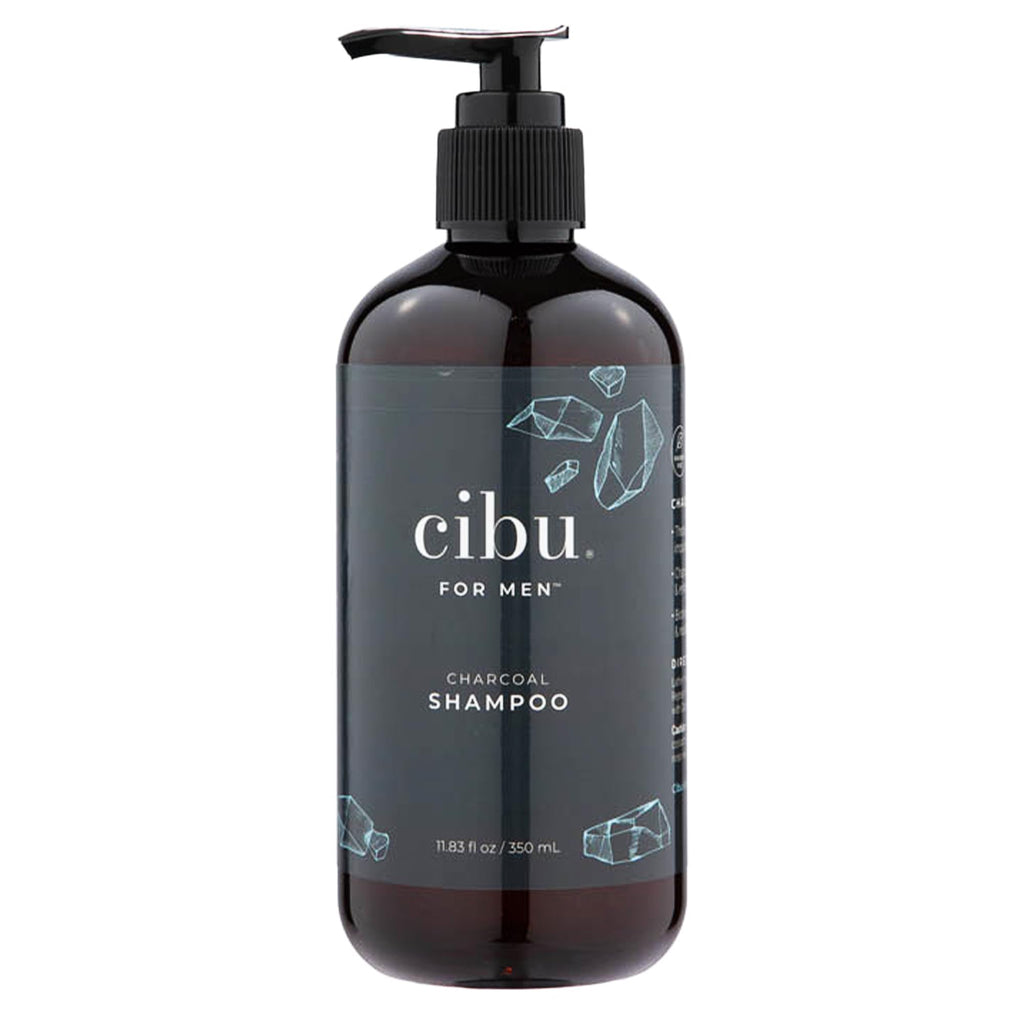 CIBU for Men Charcoal Shampoo – Deep Clean, Volume & Scalp Refresh – 12oz