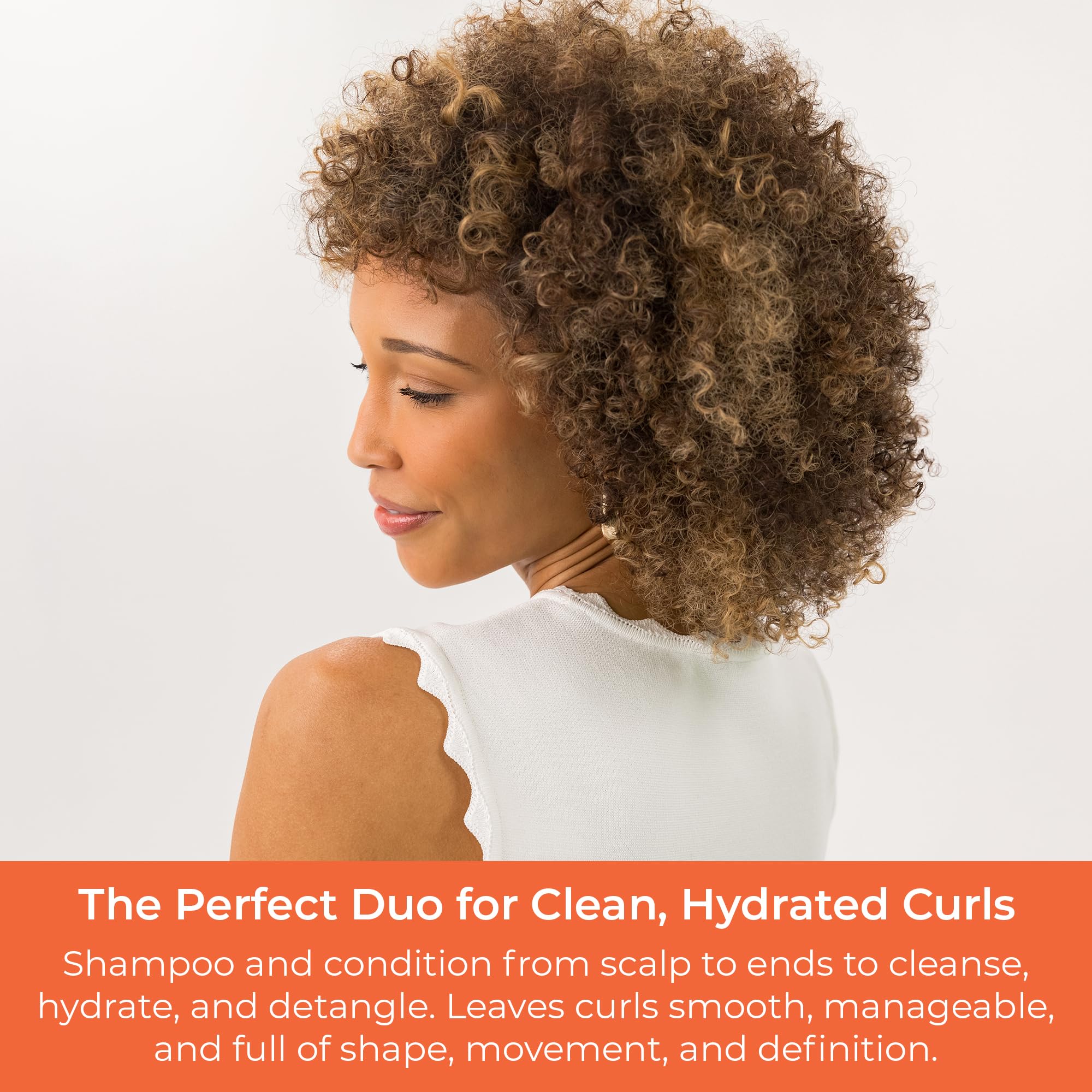 CIBU Curl + Coil Shampoo & Conditioner Bundle - Sulfate-Free, Defined Curls & Hydration - Pack of 2