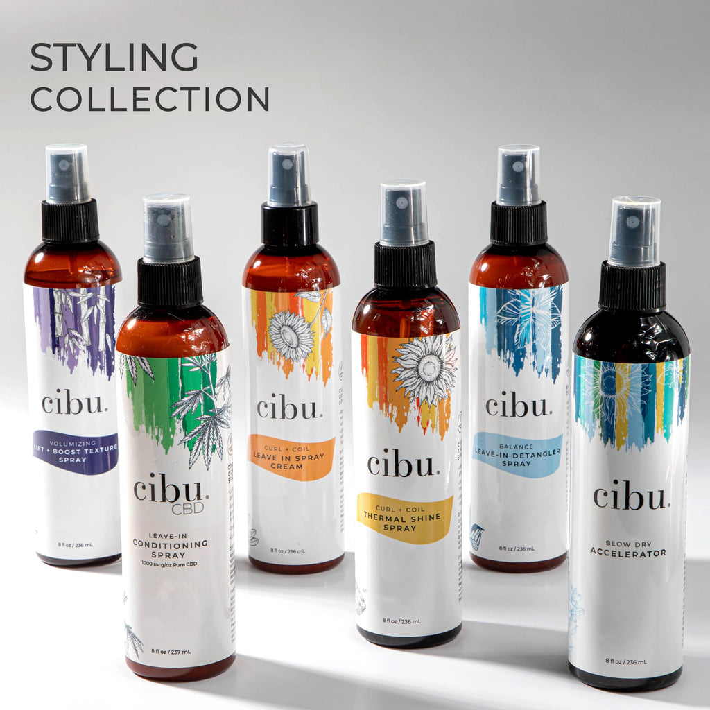 CIBU Nourishing Argan Oil Hair Serum | Anti-Frizz, Heat Protectant & Lightweight Treatment | 4 oz