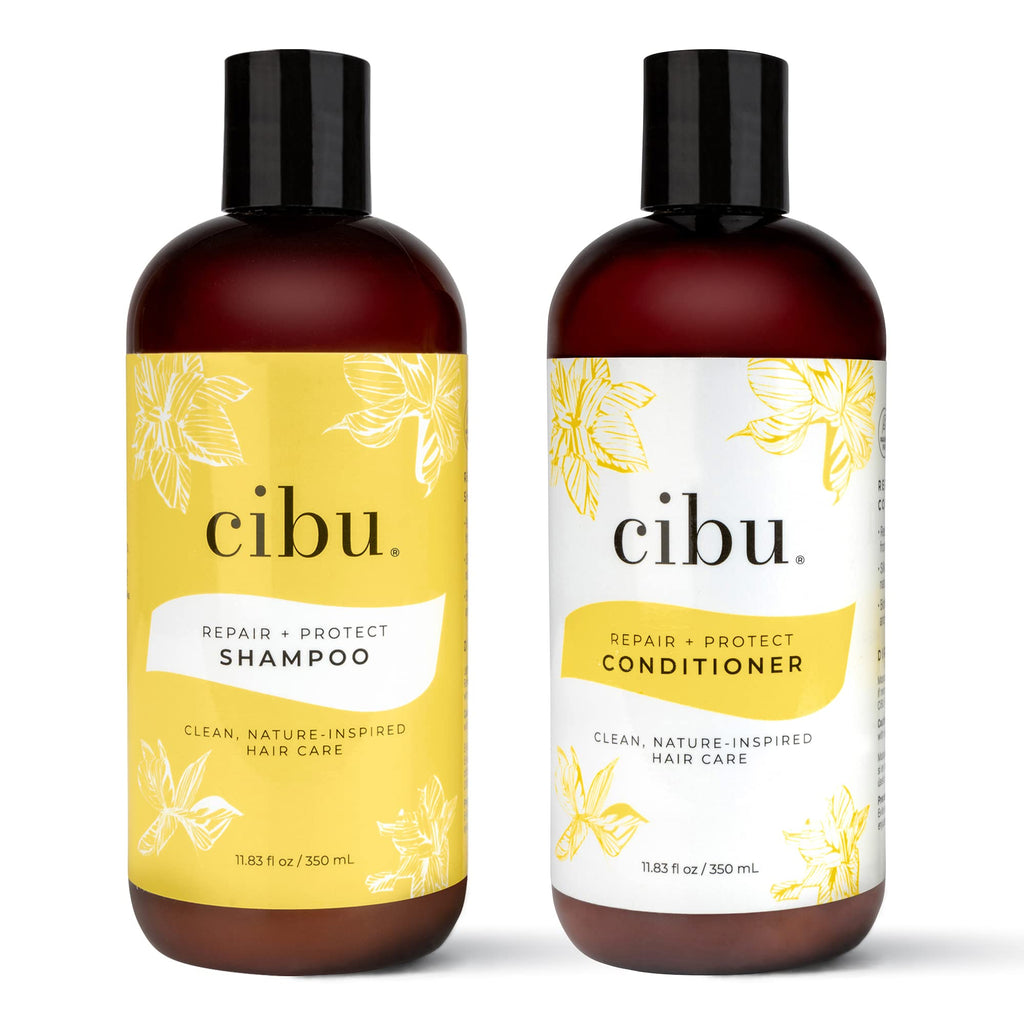 CIBU Repair + Protect Shampoo & Conditioner Set – Color-Safe, Sulfate & Paraben Free