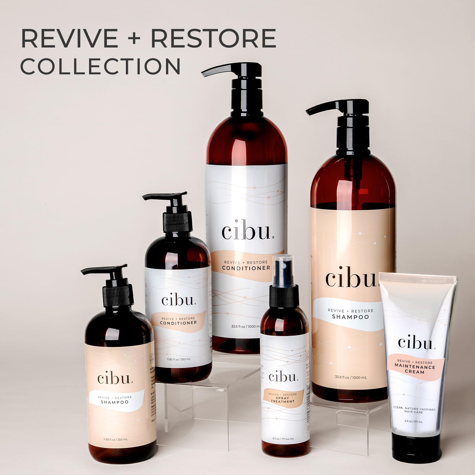 CIBU Revive and Restore Maintenance Cream – Heat Protectant for Hair