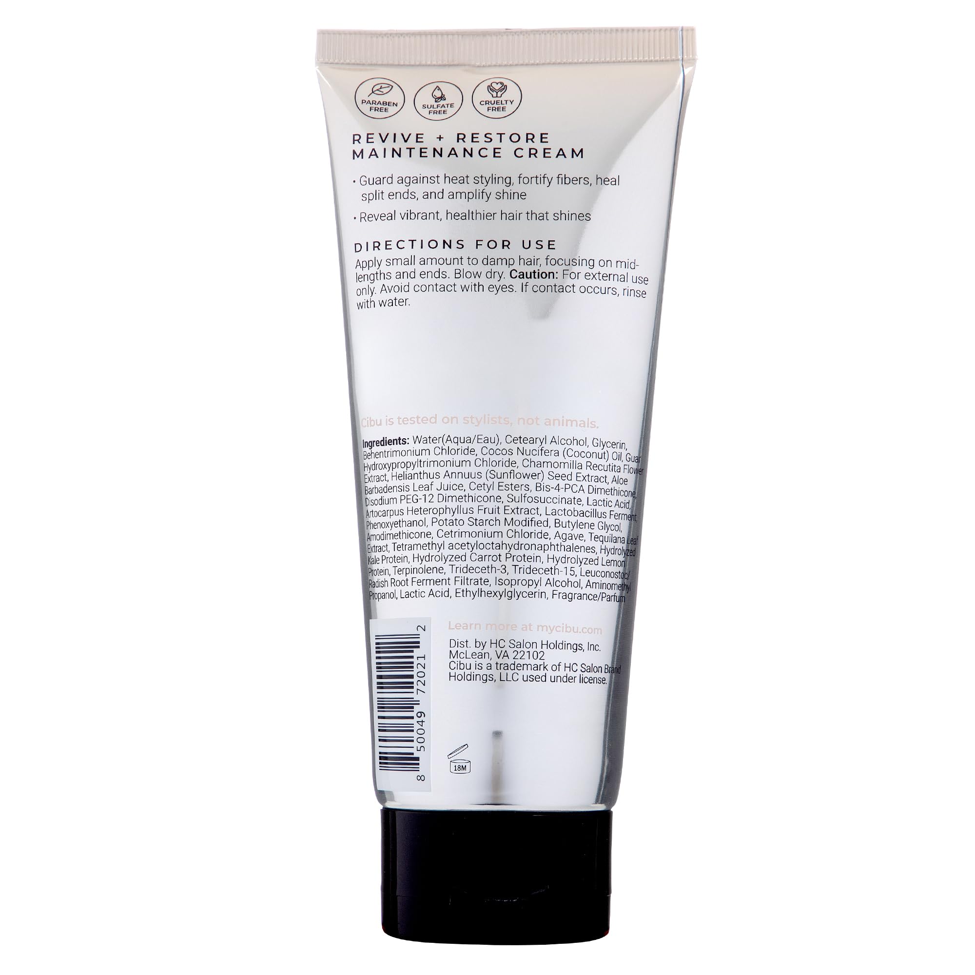 CIBU Revive and Restore Maintenance Cream – Heat Protectant for Hair