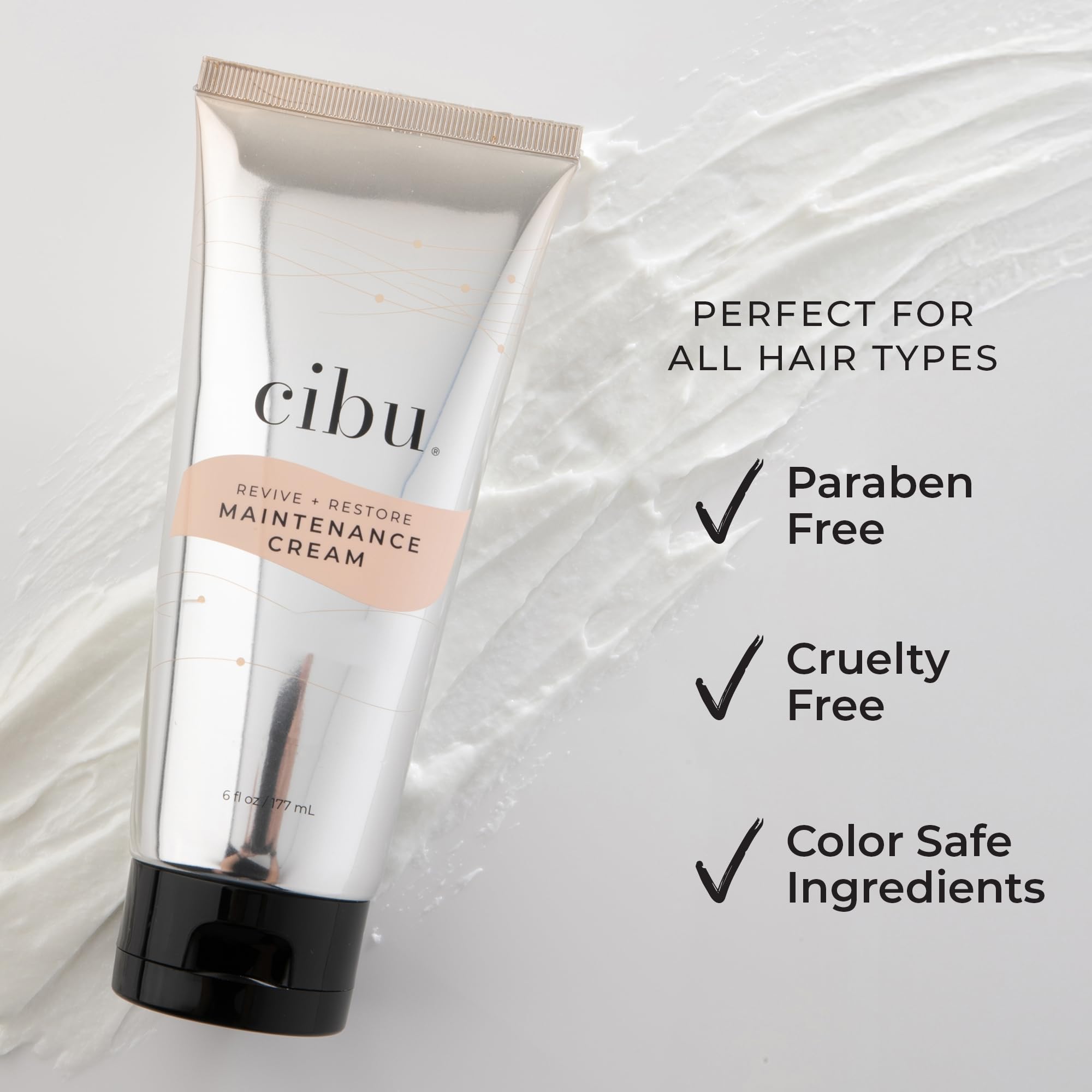 CIBU Revive and Restore Maintenance Cream – Heat Protectant for Hair