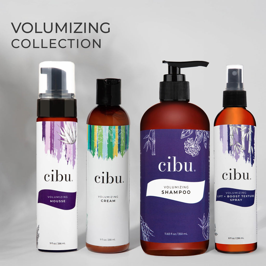 CIBU Volumizing Shampoo for Fine Hair – Hair Thickening & Anti-Breakage, 11.83oz