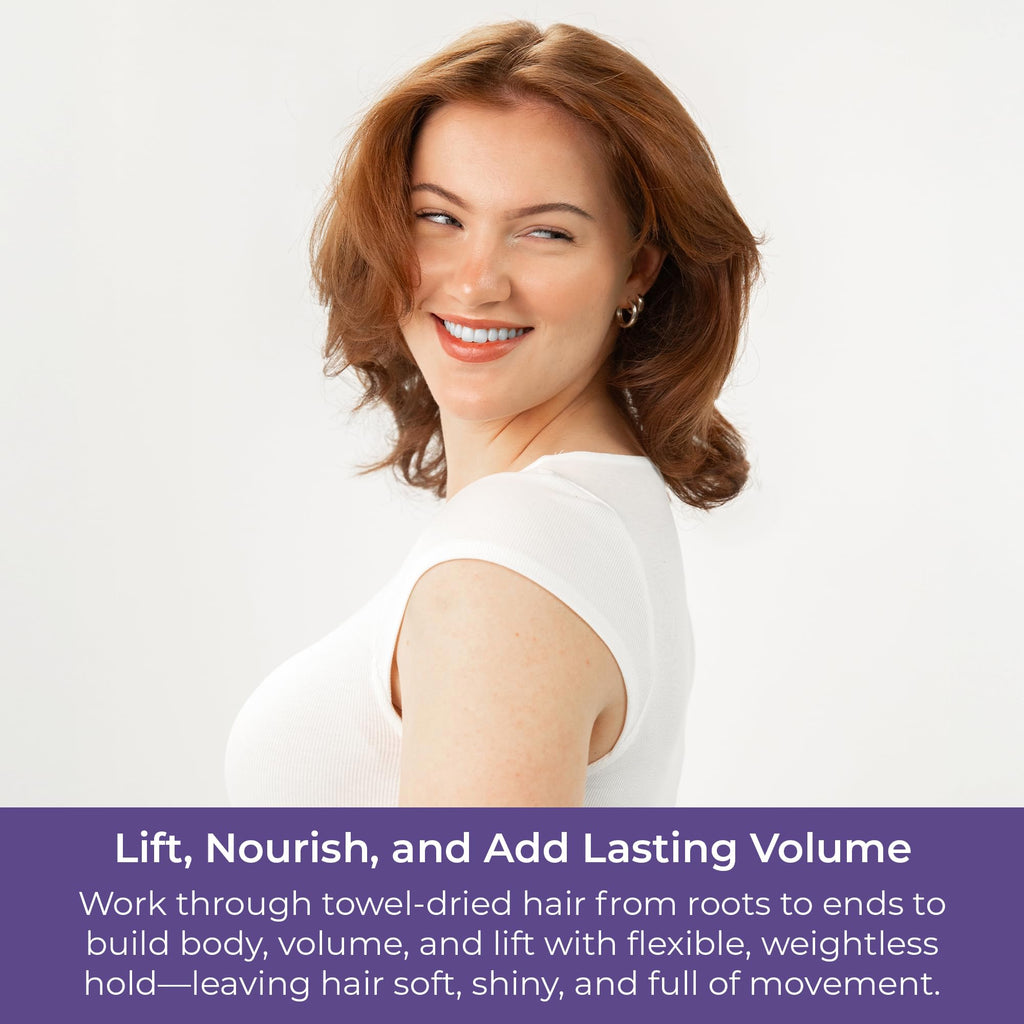 CIBU Volumizing Mousse | Travel-Size Thickening Mousse for Fine Hair | Strong Hold & Shine | 9oz