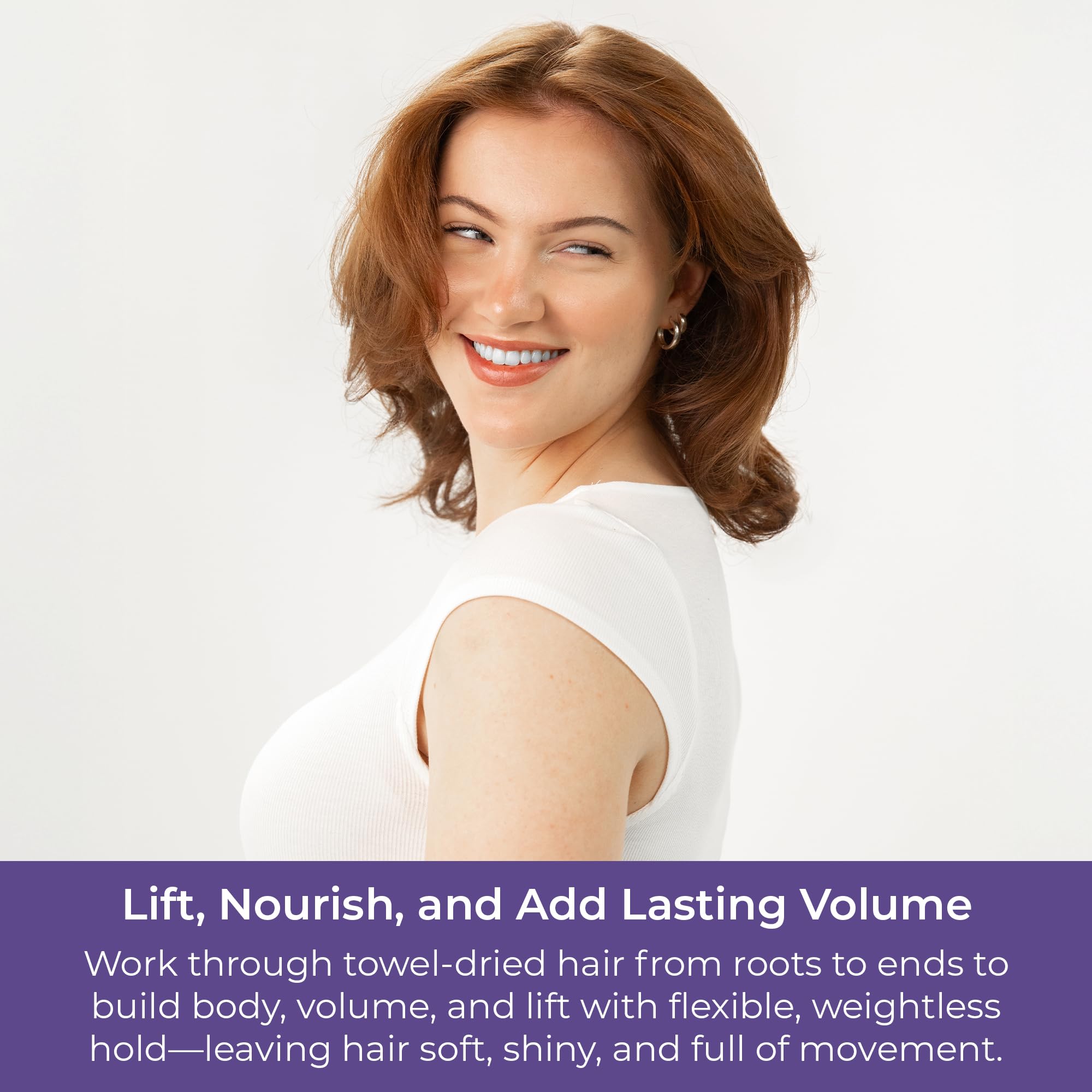 CIBU Volumizing Mousse | Travel-Size Thickening Mousse for Fine Hair | Strong Hold & Shine | 9oz