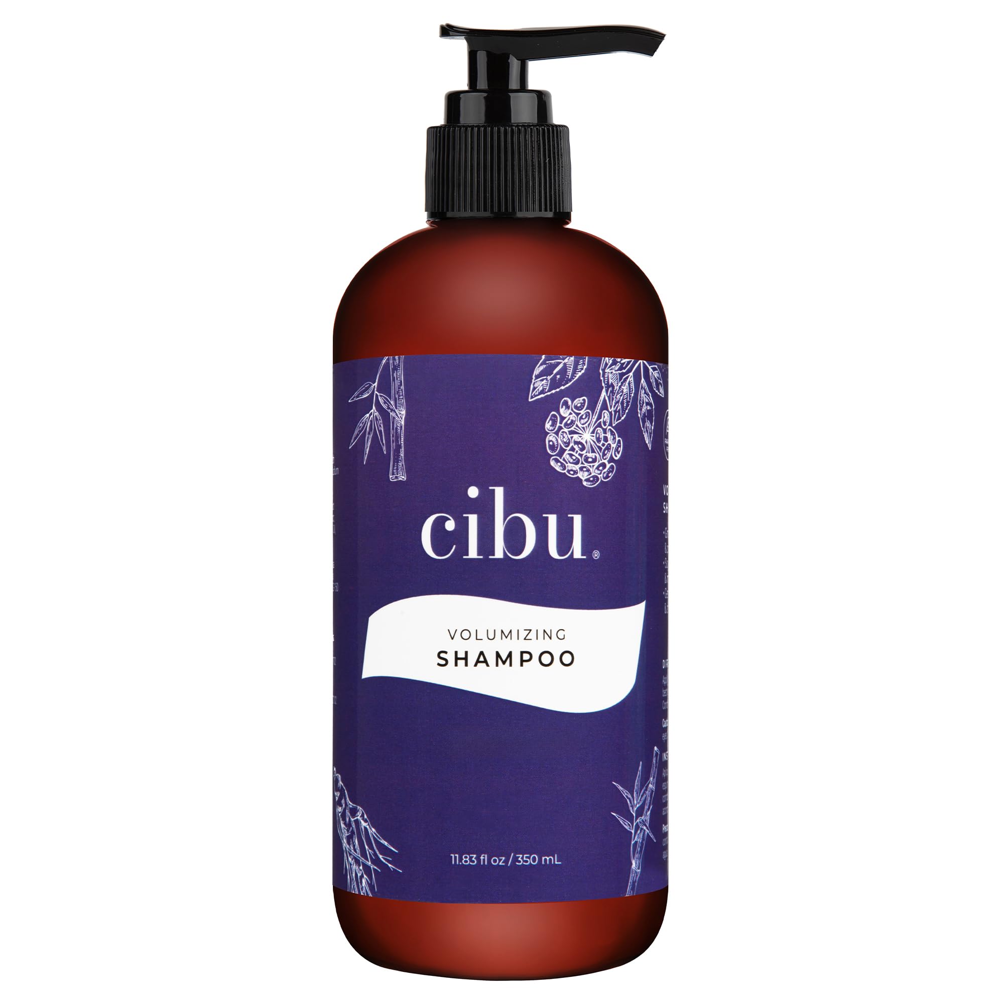 CIBU Volumizing Shampoo for Fine Hair – Hair Thickening & Anti-Breakage, 11.83oz