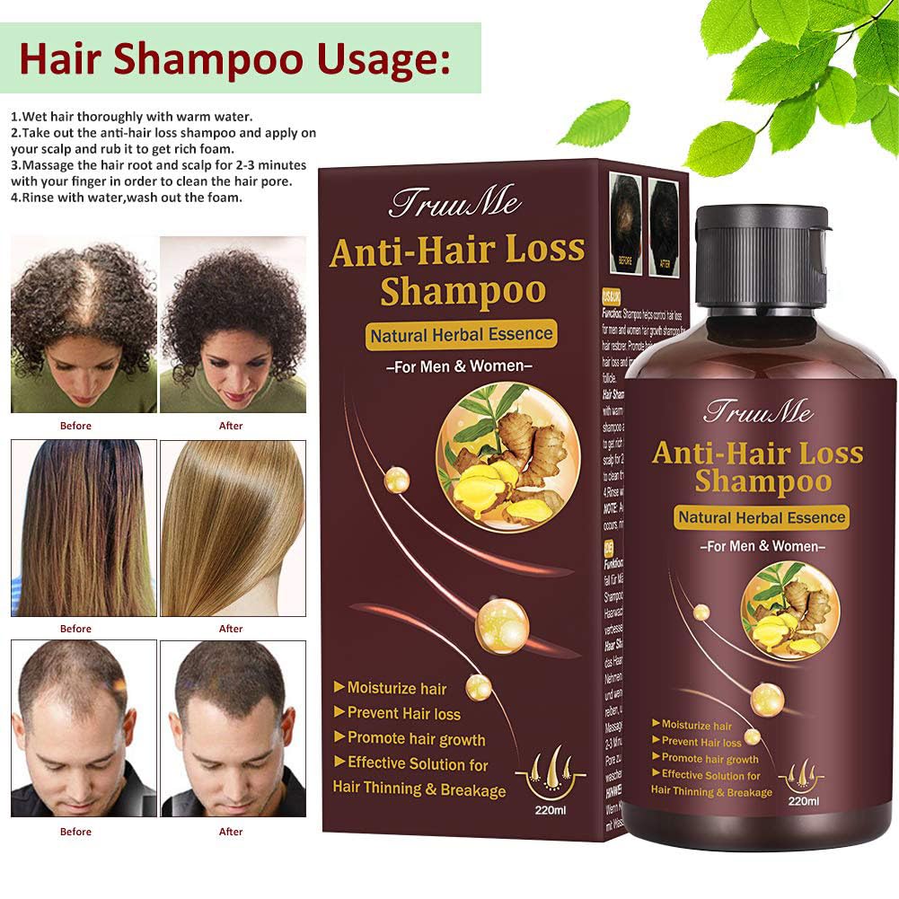 CIDBEST Hair Growth Shampoo - Anti-Thinning & Thickening for All Hair Types, 220ml