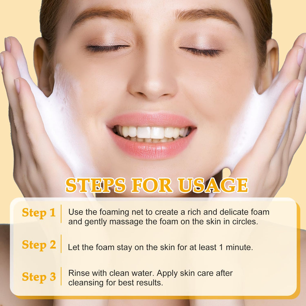 cijikos Honey Glow Lemon Turmeric Kojic Soap Bar – 2PCS for Face & Body