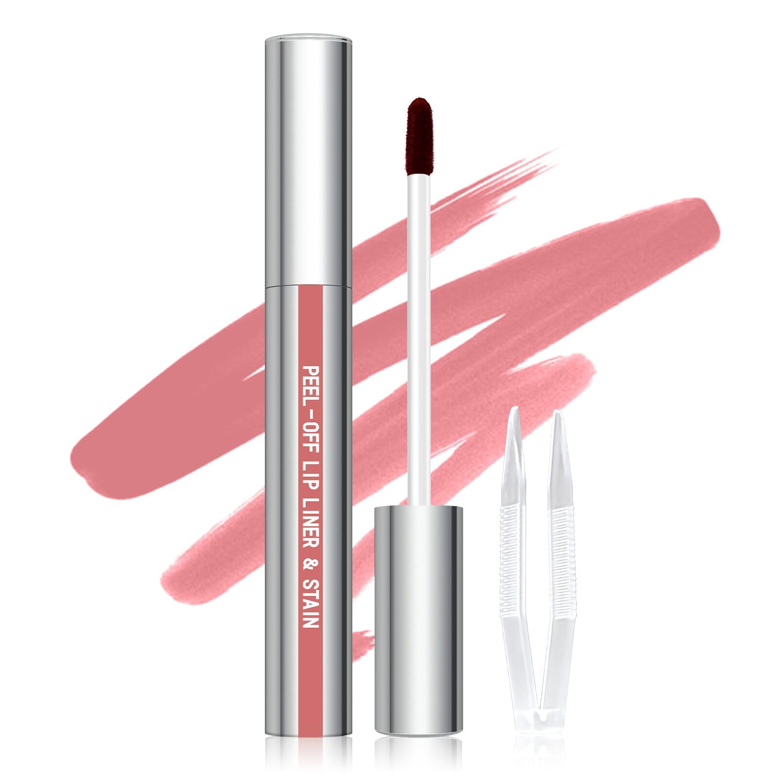 Cilrofelr Peel Off Lip Liner Stain – Long Wear Matte Lip Liner in Nude Pink