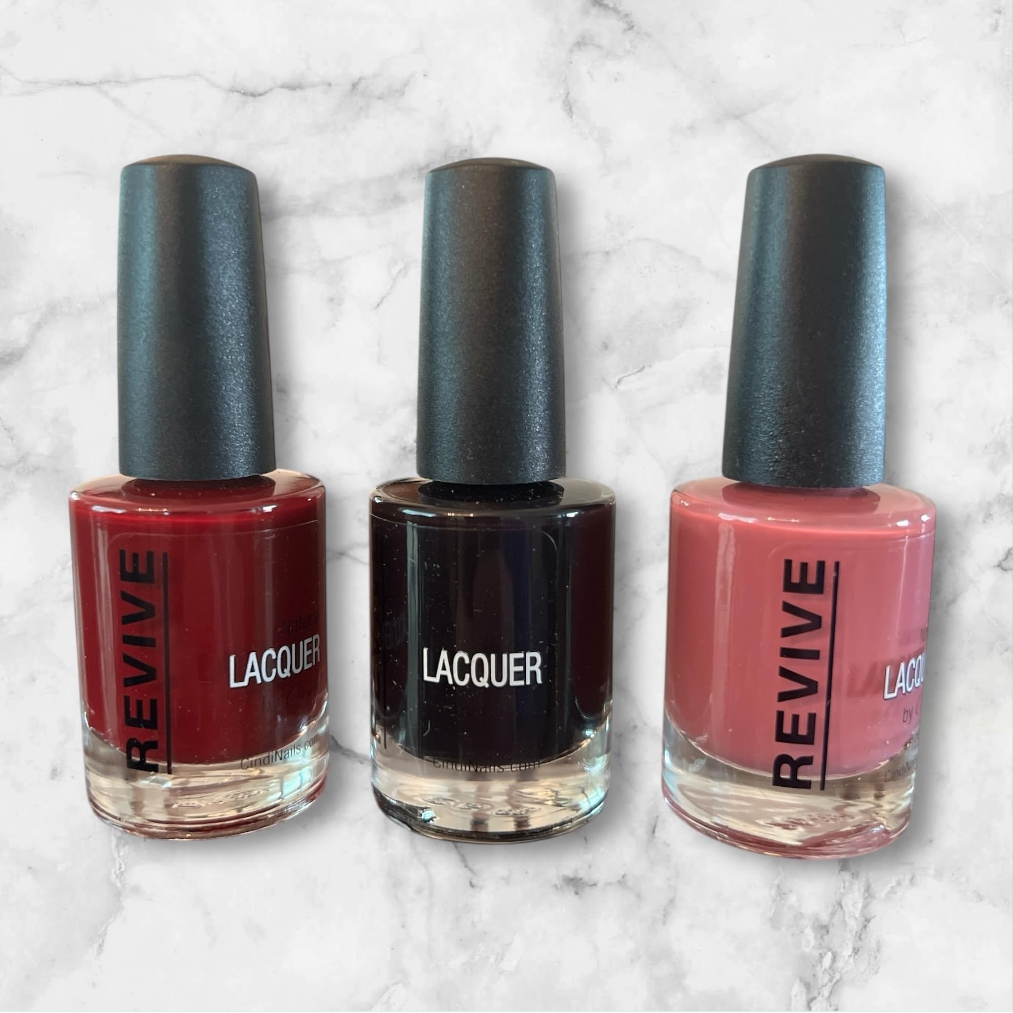 Cindi Nails Dark and Moody 3-Pack: So Me!, Maybe Tomorrow & Windsor Castle – Non-Toxic, Long-Lasting Shades