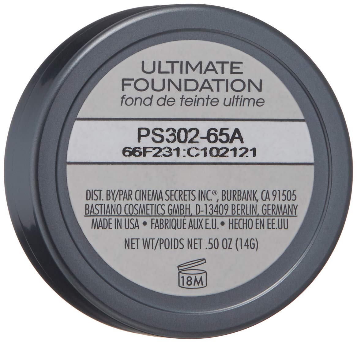 CINEMA SECRETS Ultimate Foundation 302-65A | Camera-Ready, Customizable Coverage