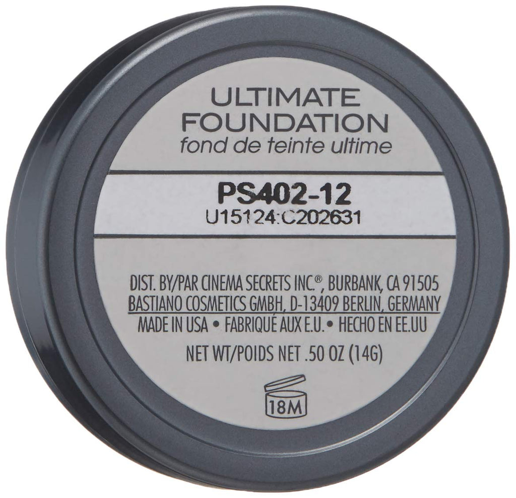 CINEMA SECRETS Pro Cosmetics Ultimate Foundation 402-12 – High-Pigment Silicone-Based, Camera-Ready Finish