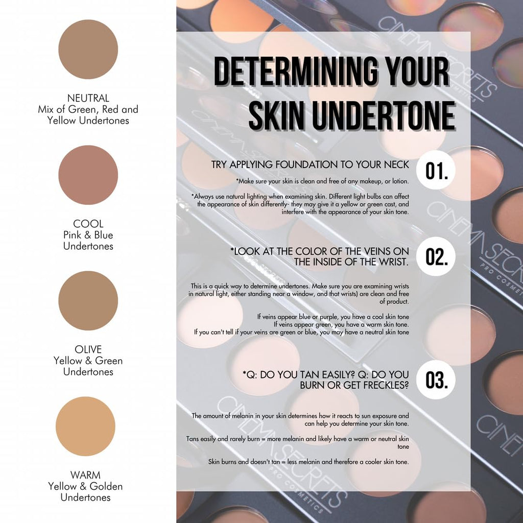 Cinema Secrets Ultimate Foundation Pro Cream – Deep Red Undertones, Buildable Coverage, Long-Wear Matte