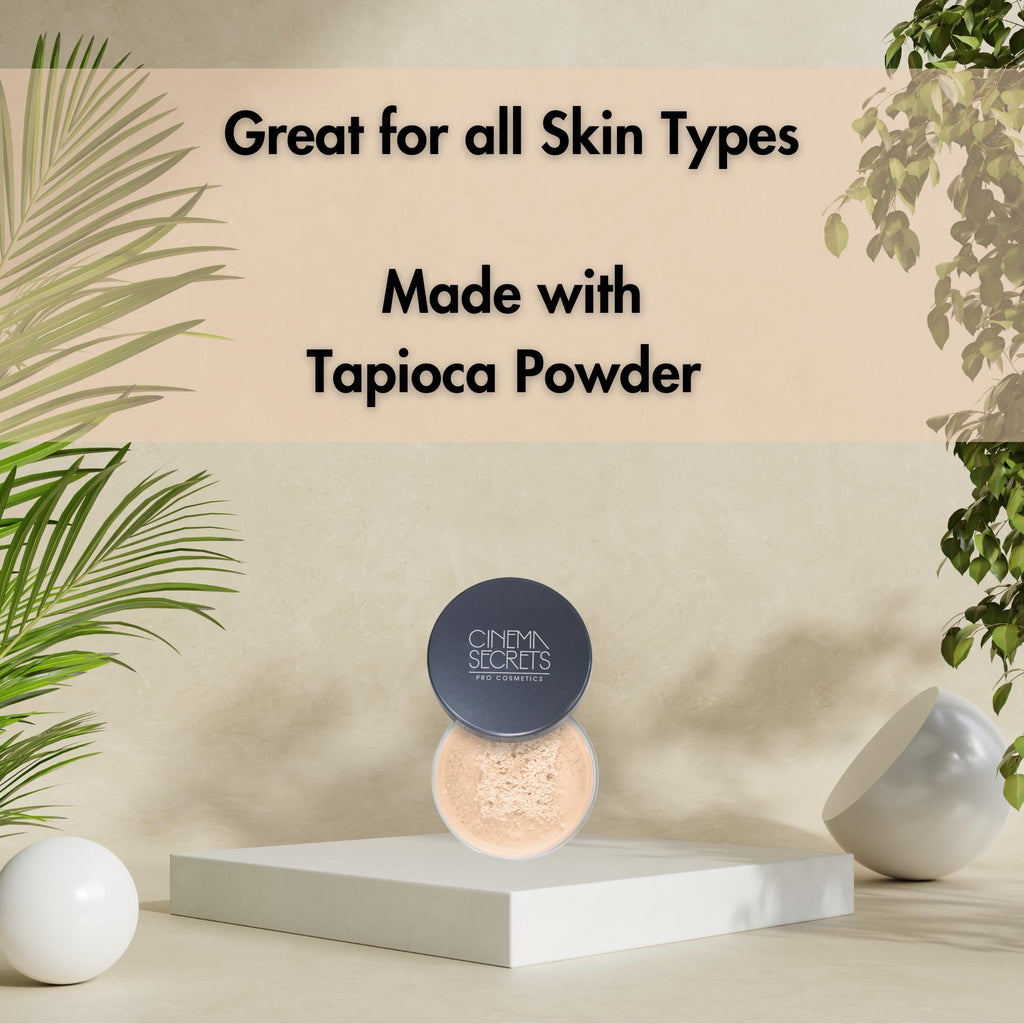 CINEMA SECRETS Ultralucent Setting Powder Beige – Talc-Free Loose Mineral