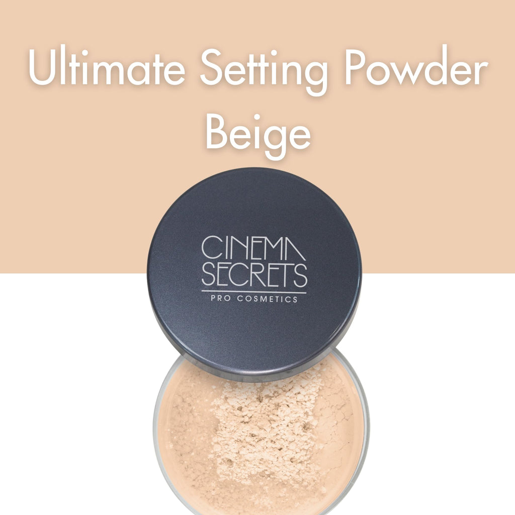 CINEMA SECRETS Ultralucent Setting Powder Beige – Talc-Free Loose Mineral
