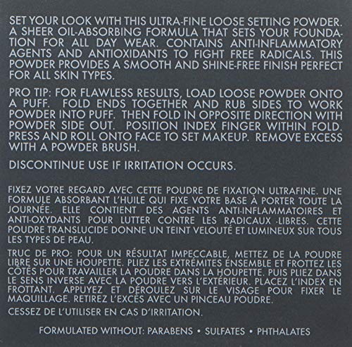 Cinema Secrets Ultralucent Setting Powder – Talc-Free, All Skin Tones, Oil Control