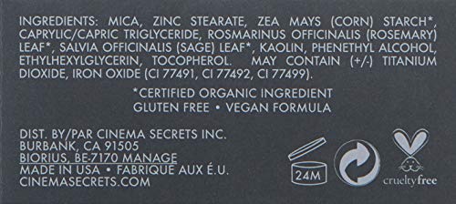 Cinema Secrets Ultralucent Setting Powder – Talc-Free, All Skin Tones, Oil Control