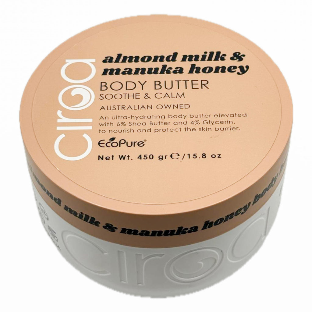 Ciroa Almond Milk & Manuka Honey Body Butter – Soothe & Calm (15.8 oz)