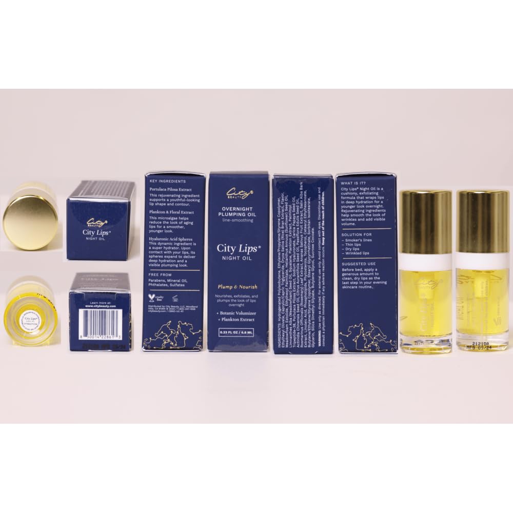 City Beauty City Lips Plumping Oil – Hydration, Plumping & Anti-Aging Lip Care