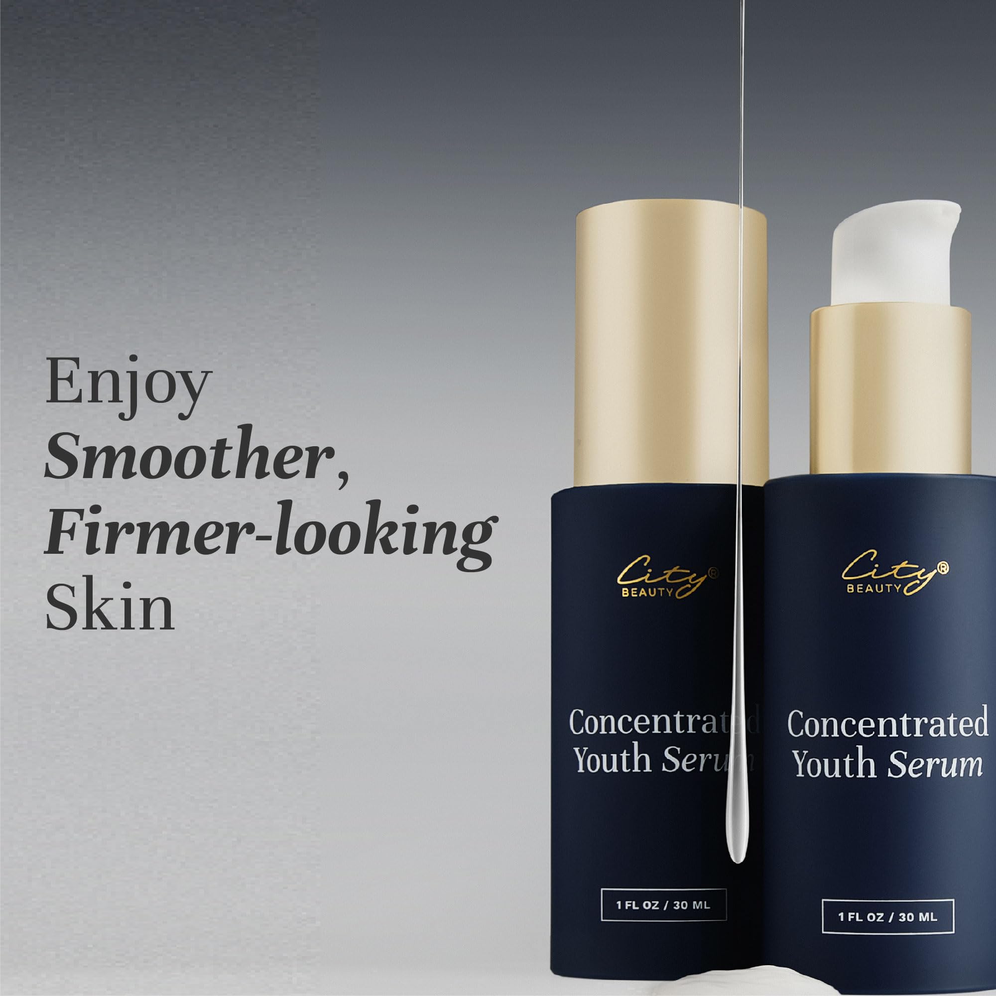 City Beauty Concentrated Youth Serum – Anti-Aging Face Serum for Firm, Smooth Skin