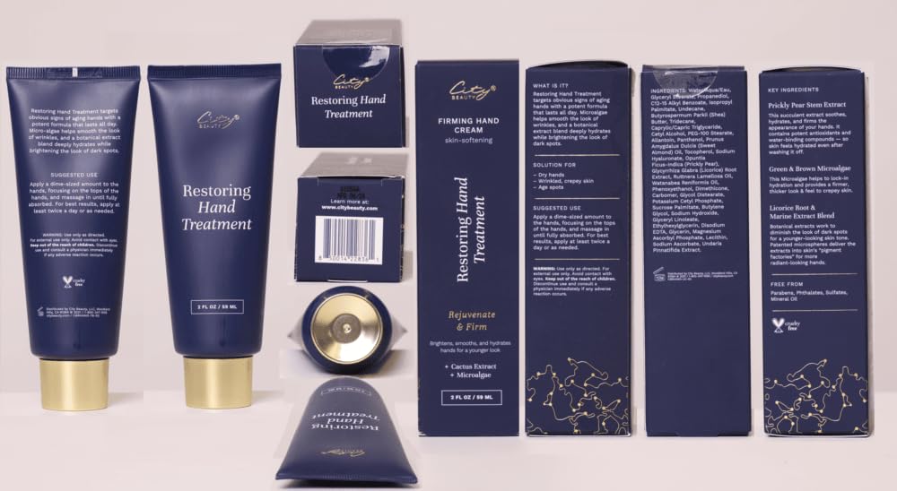 City Beauty Restoring Hand Treatment – Anti-Aging Hand Cream with Wash-Resistant Hydration