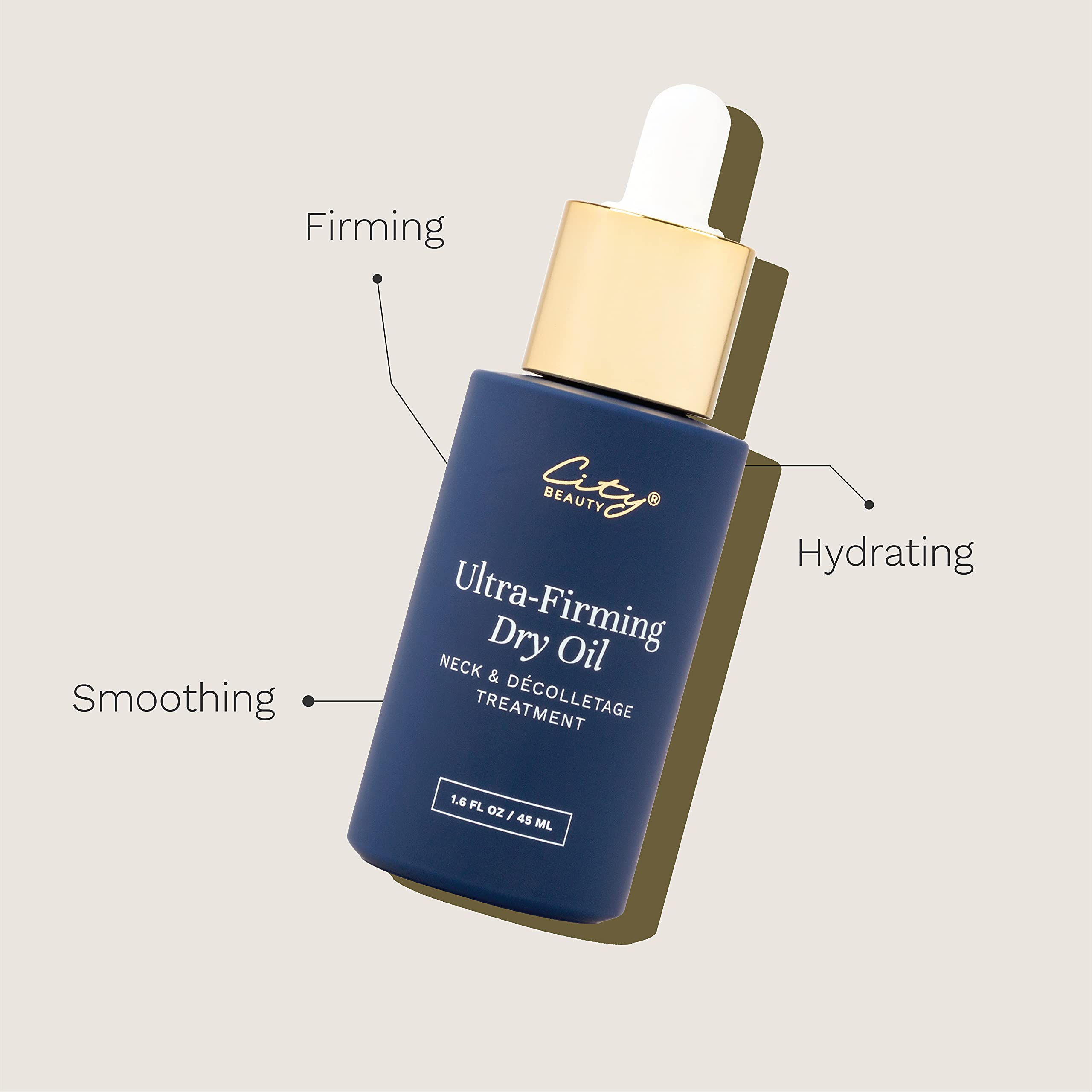 City Beauty Ultra-Firming Dry Oil – Neck & Décolletage Lift & Hydration