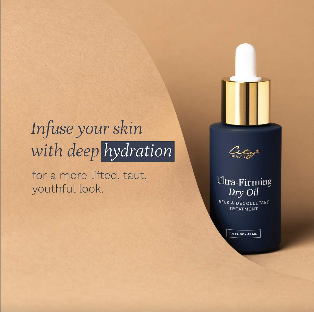 City Beauty Ultra-Firming Dry Oil – Neck & Décolletage Lift & Hydration