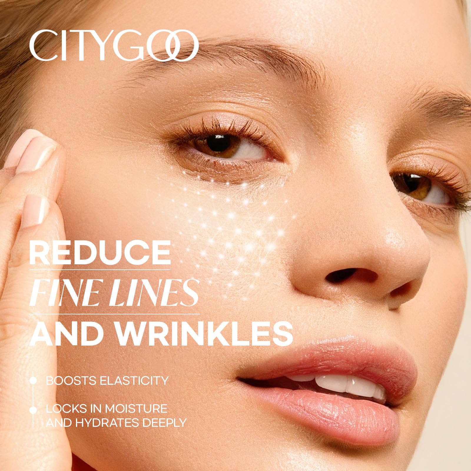 CITYGOO Retinol Eye Stick Hydrating - Anti-Aging Eye Care with Retinol & Collagen | Travel-Friendly 0.35oz/10g